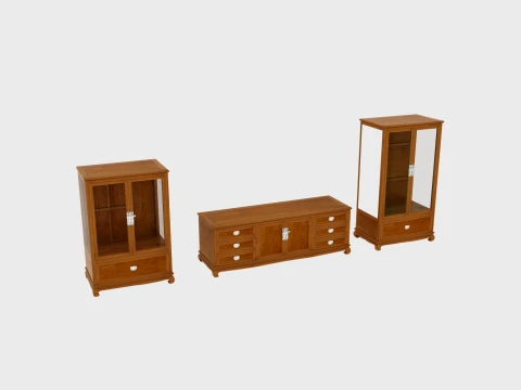 Modular cabinet Modelo 3D