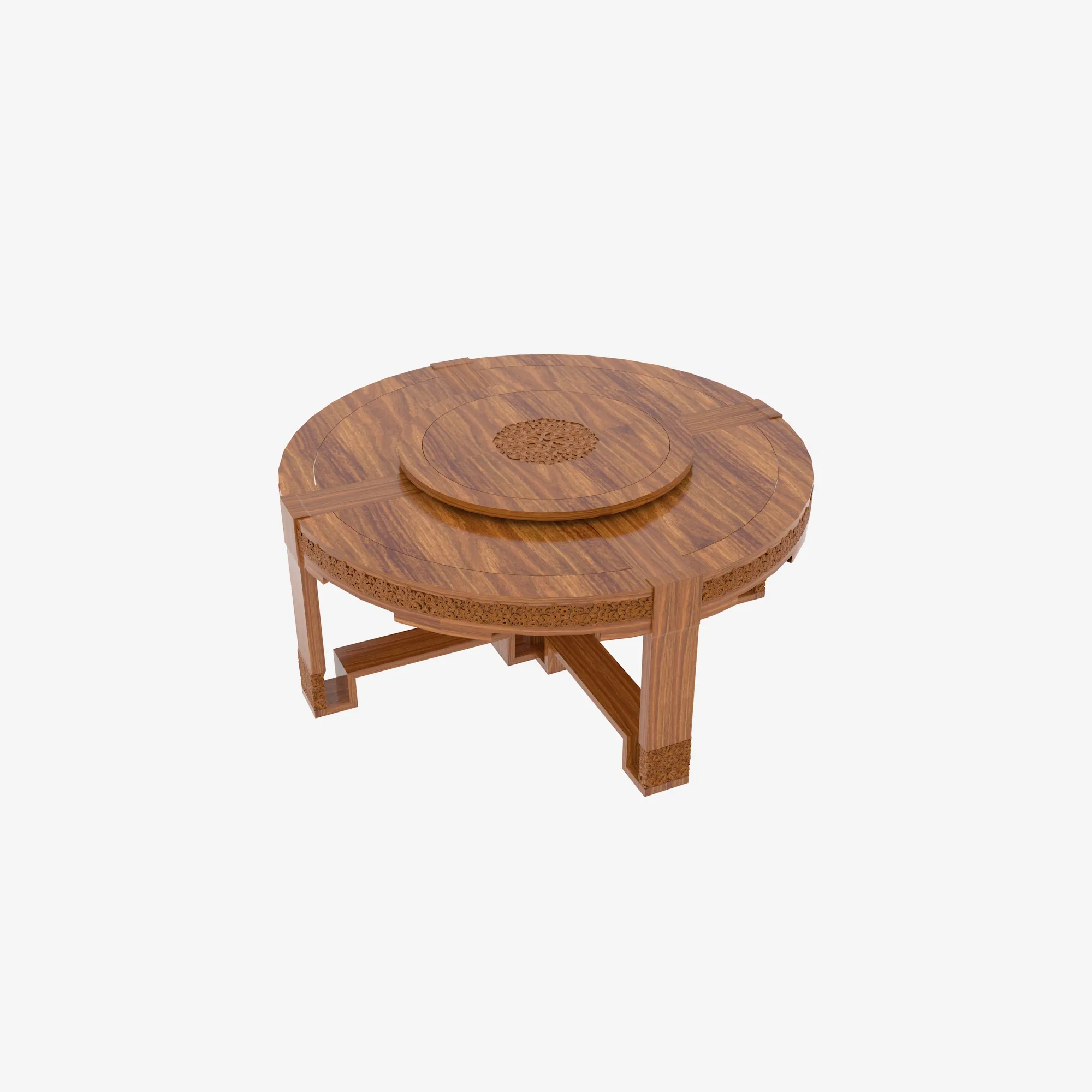 Dining table 3D Model .c4d .max .obj .3ds .fbx .stl .blend 