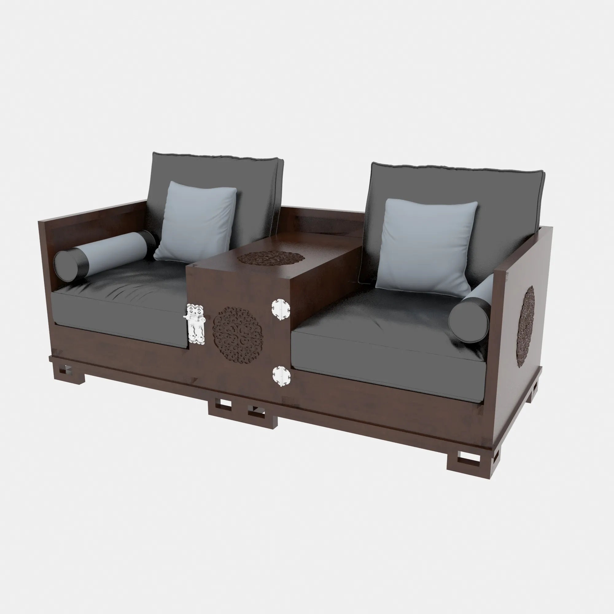 Sofe 3D Model .c4d .max .obj .3ds .fbx .stl .blend 