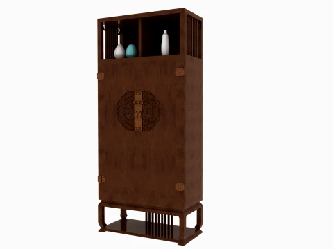 Antique shelf 3D Model