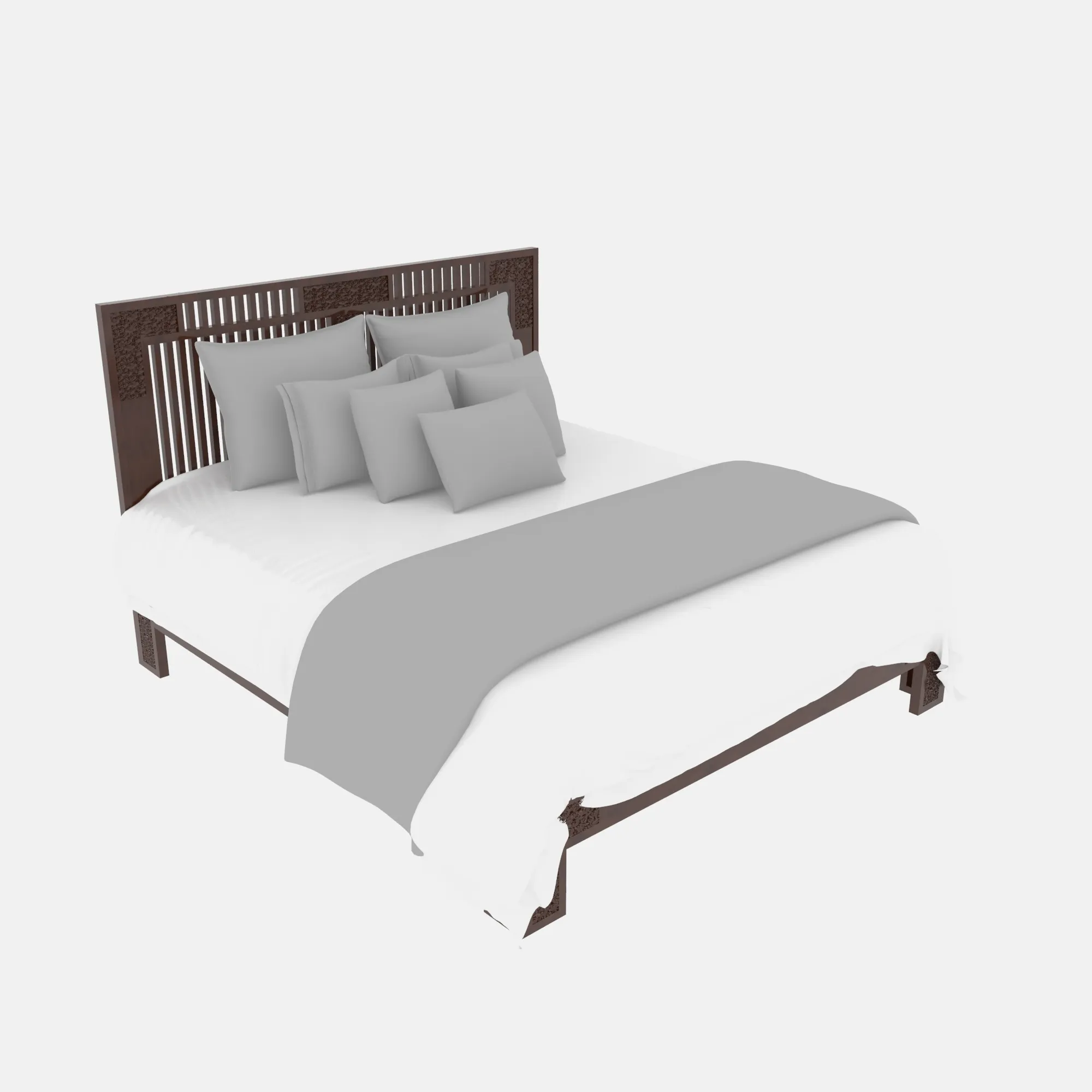 Bed 3D Модель .c4d .max .obj .3ds .fbx .stl .blend 