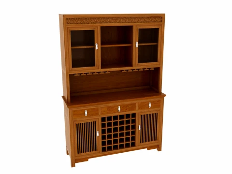 Wine cabinet 3Dモデル