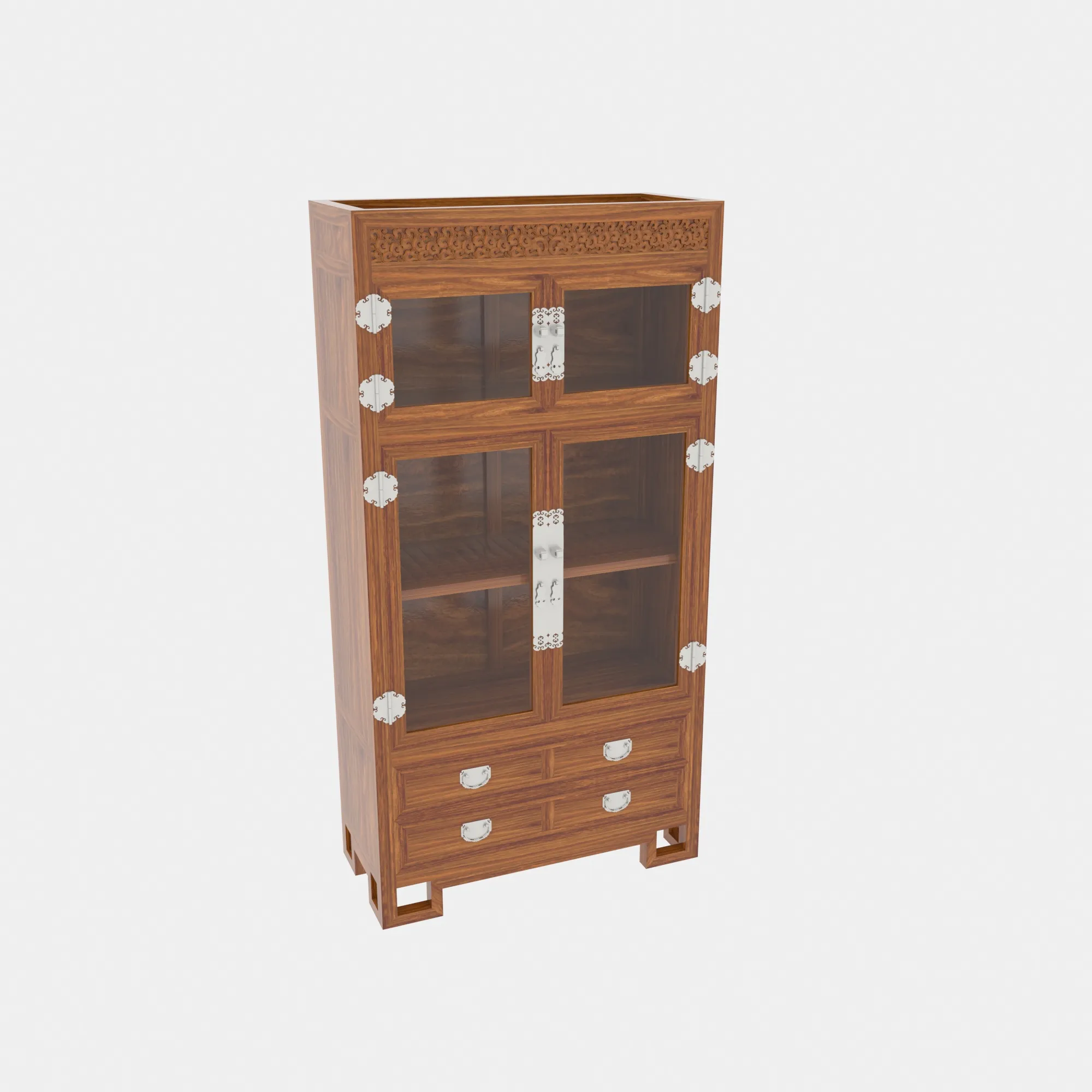 Modular cabinet 3D Model .c4d .max .obj .3ds .fbx .stl .blend 