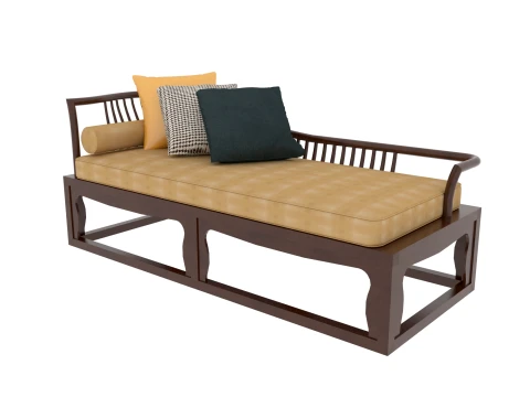 Concubine bed 3D 모델
