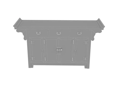 Humpback Cabinet 3D Model