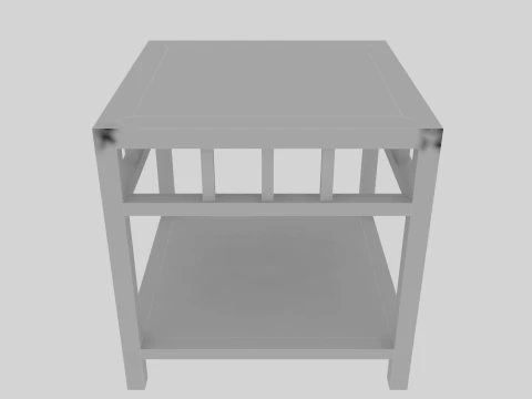 Corner table 3D Модель