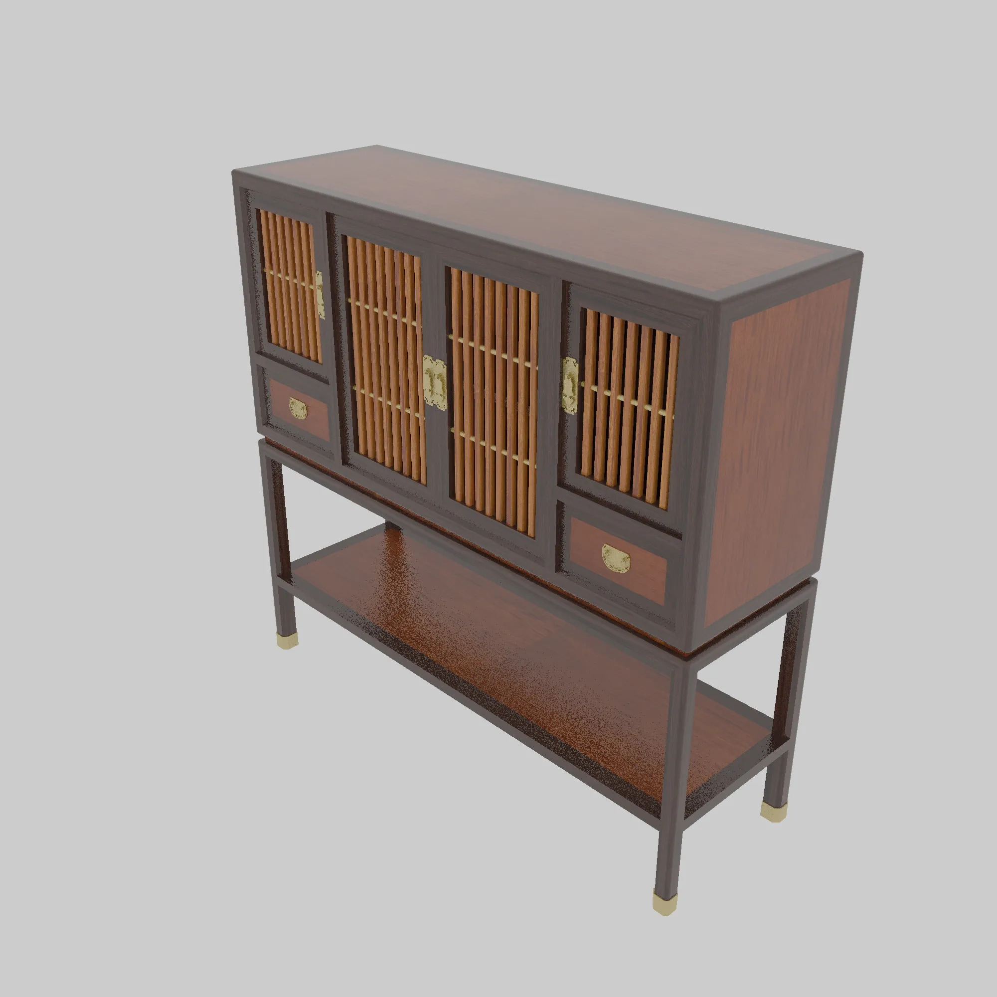 Sideboard 3D Модель .c4d .max .obj .3ds .fbx .stl .blend 