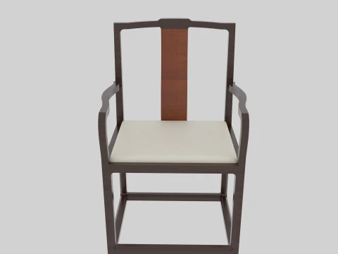 Book Chair 3D Model