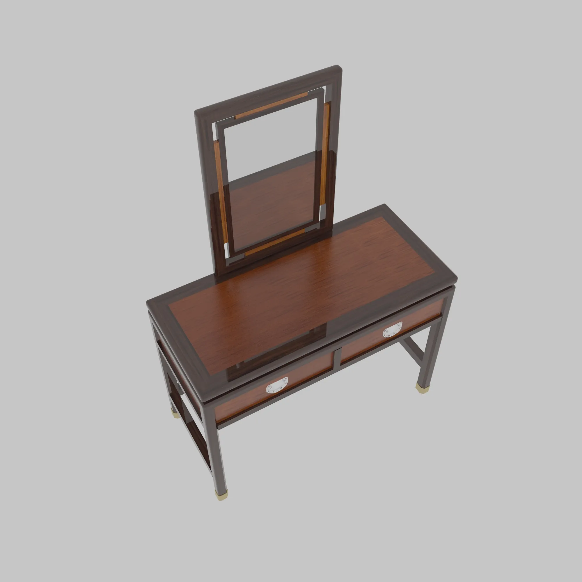 Dressing table 3D Модель .c4d .max .obj .3ds .fbx .stl .blend