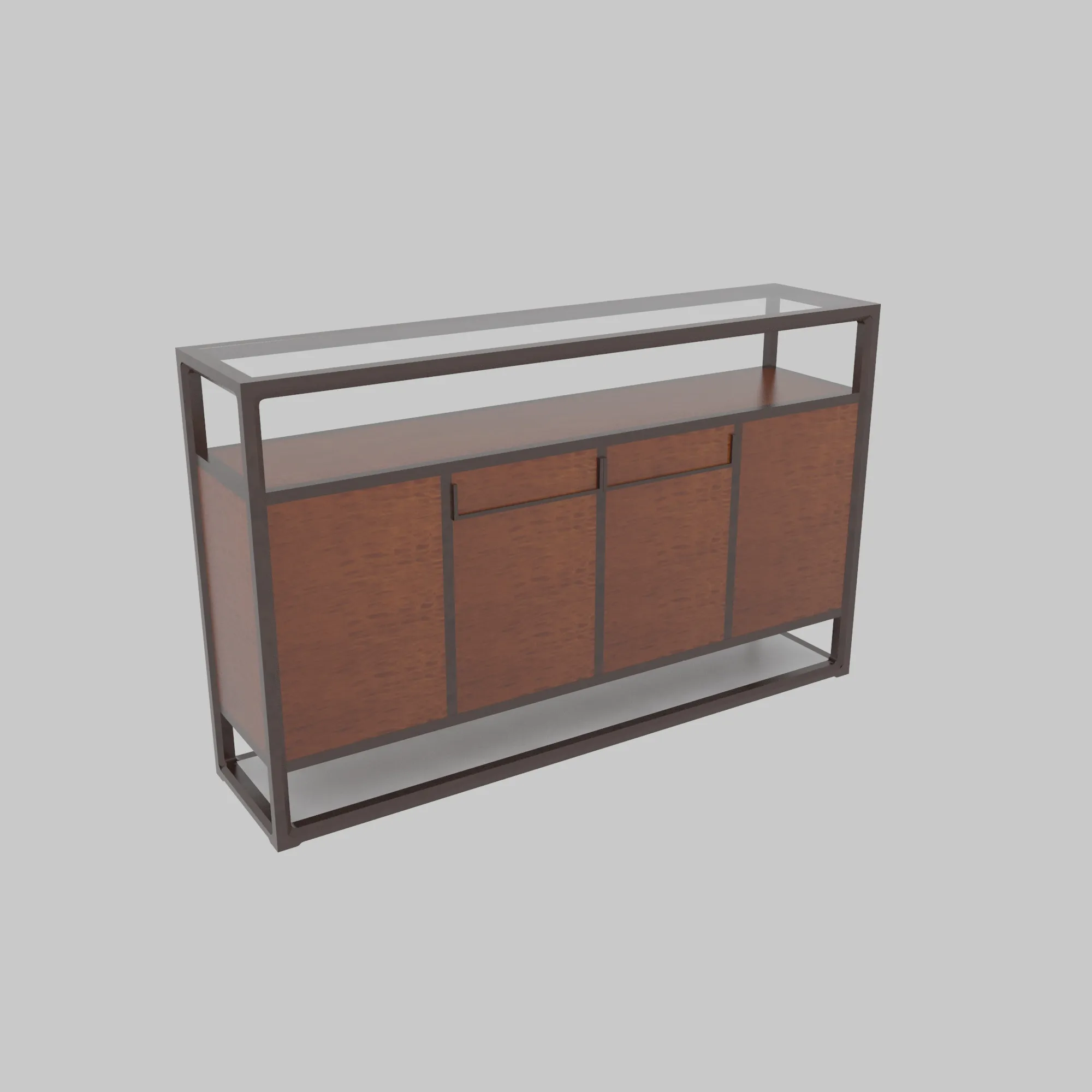 Sideboard 3D Model .c4d .max .obj .3ds .fbx .stl .blend 