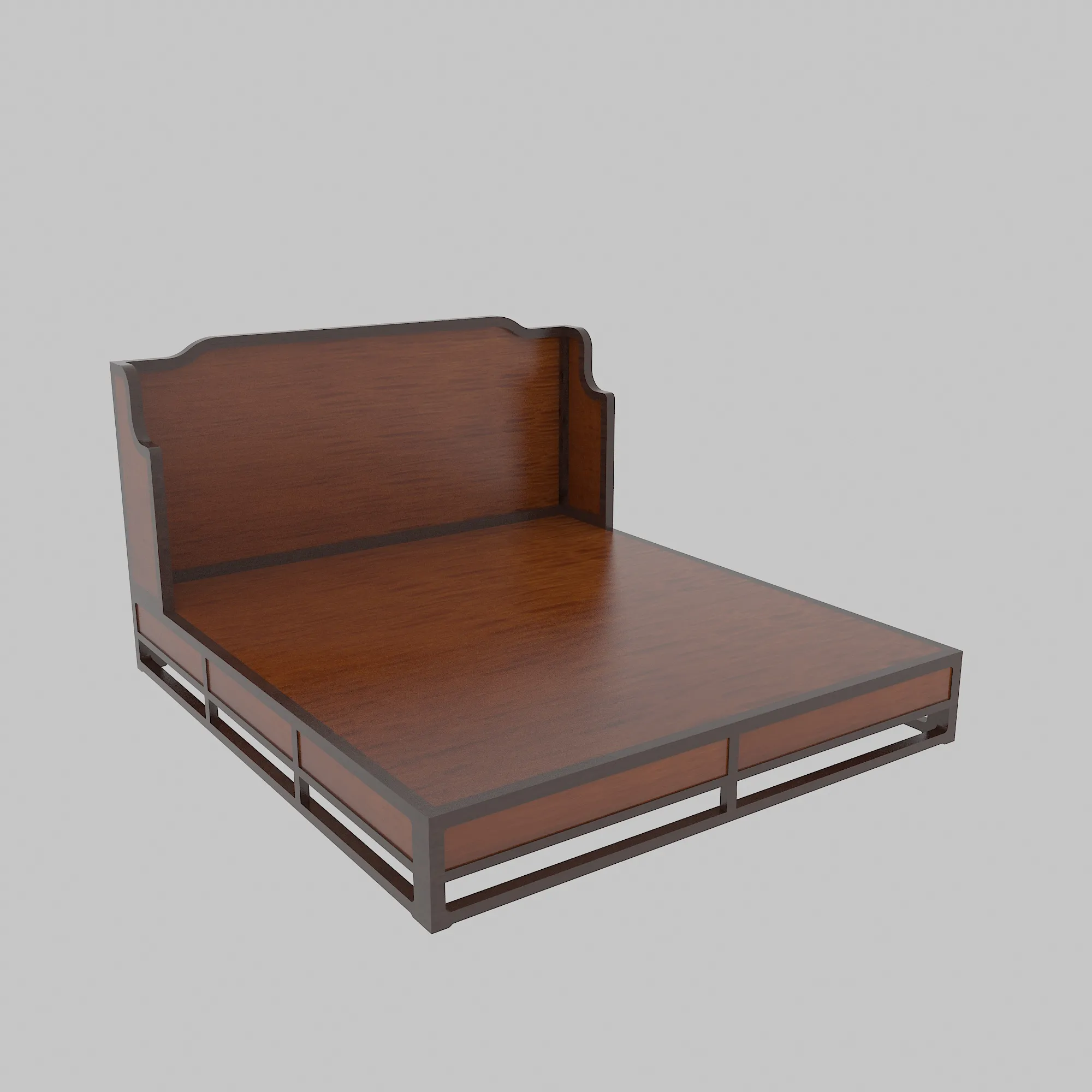 Bed 3D Model .c4d .max .obj .3ds .fbx .stl .blend 