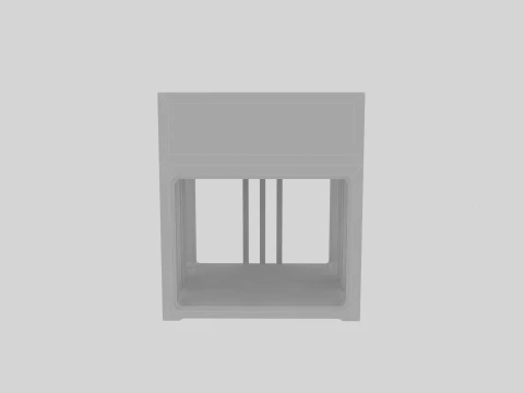 Corner table 3D Model