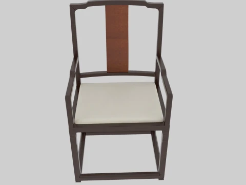Book Chair 3D Model
