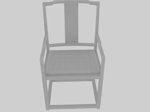 Book Chair 3D Model