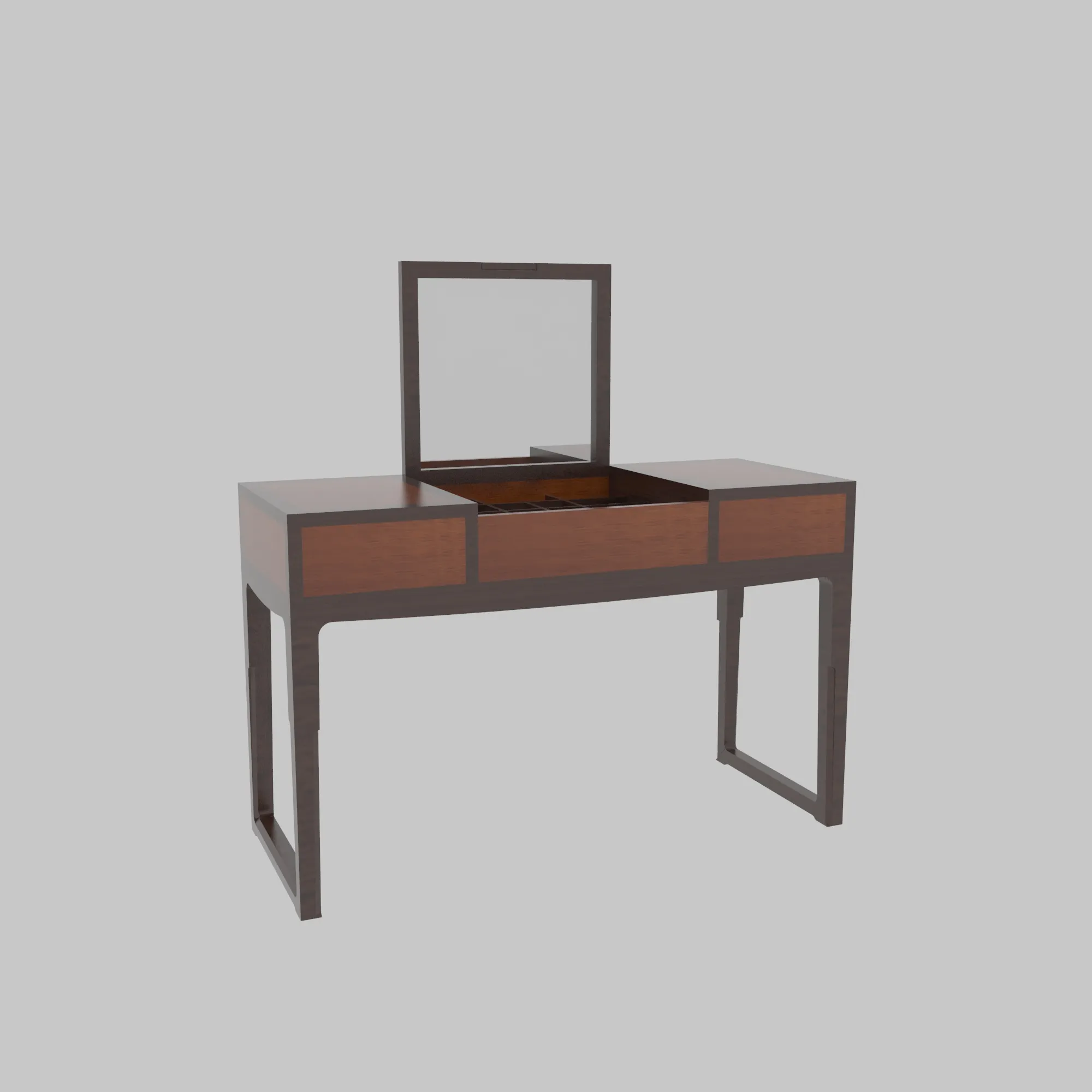 Dressing table 3D Модель .c4d .max .obj .3ds .fbx .stl .blend 