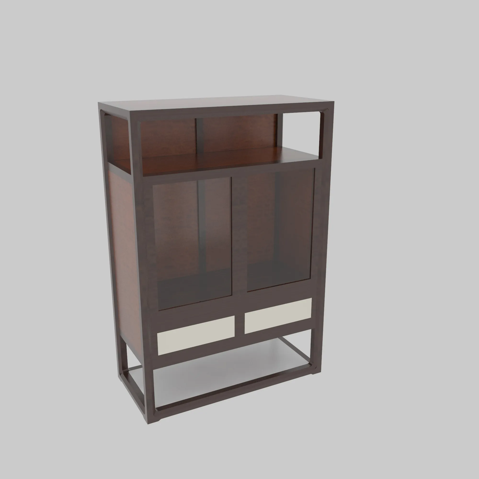 TV stand 3D Model .c4d .max .obj .3ds .fbx .stl .blend 