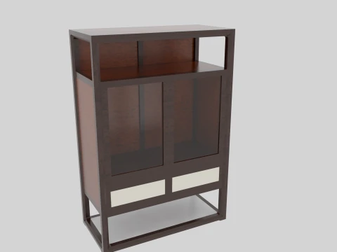 TV stand Model 3D