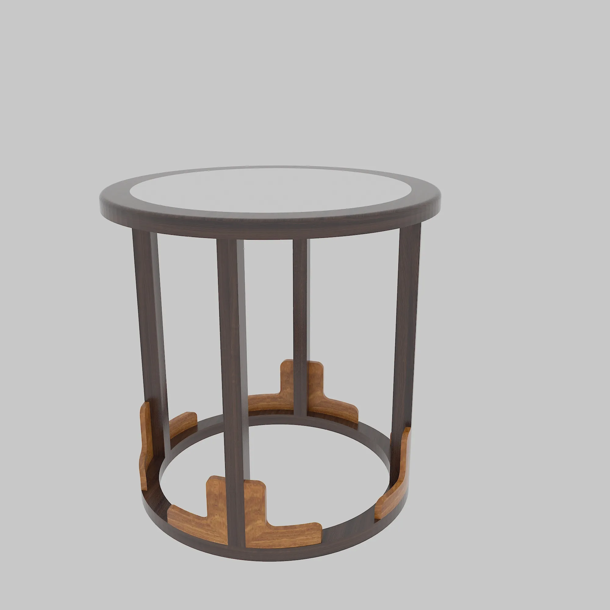 Round stool 3D Модель .c4d .max .obj .3ds .fbx .stl .blend 