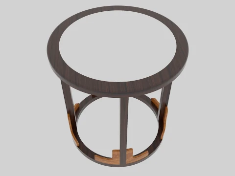 Round stool 3D Модель