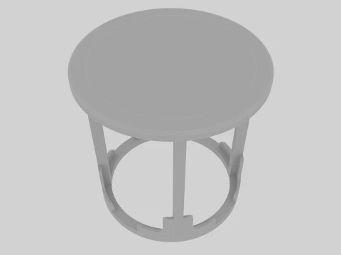 Round stool 3D Модель
