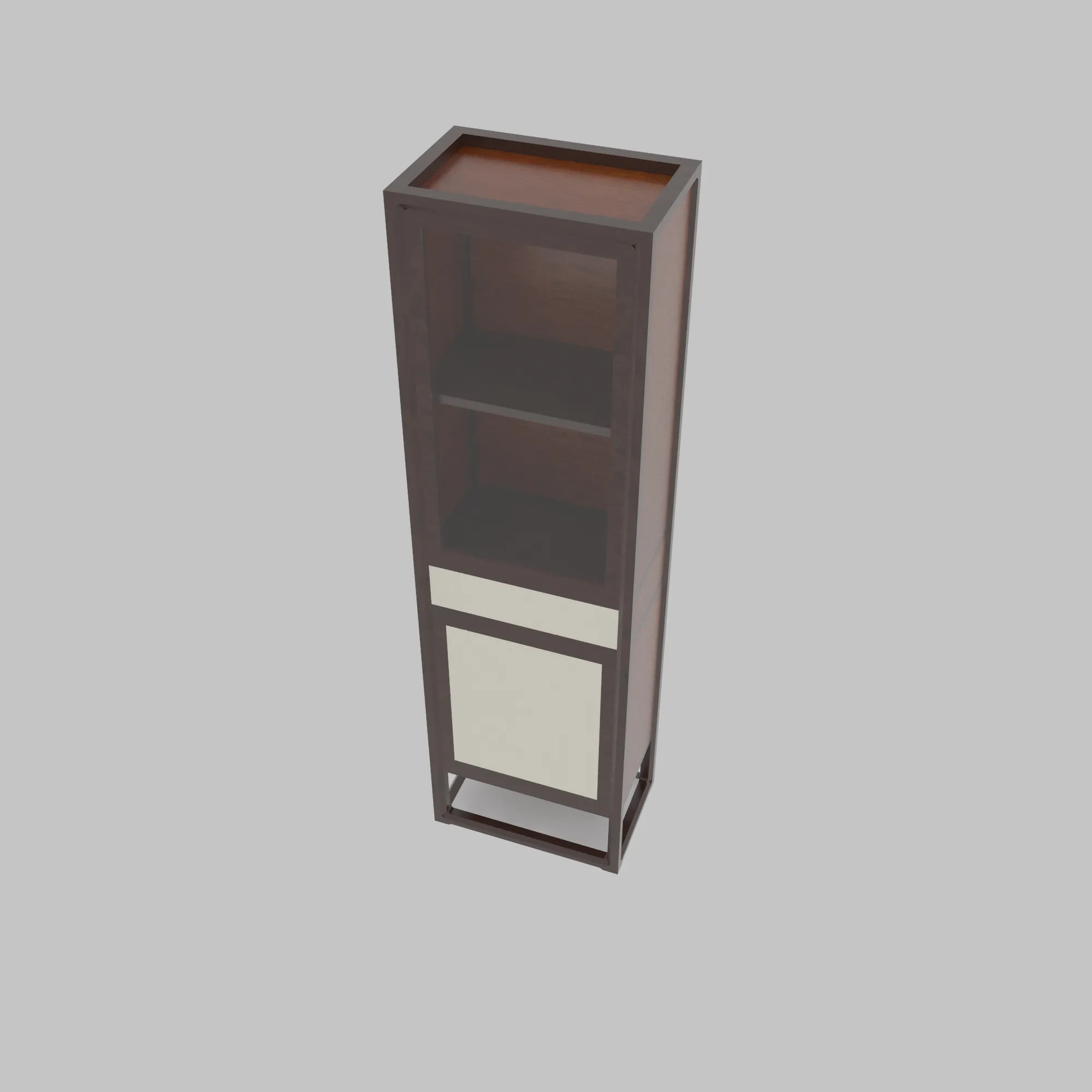 Bookcase 3D Model .c4d .max .obj .3ds .fbx .stl .blend 