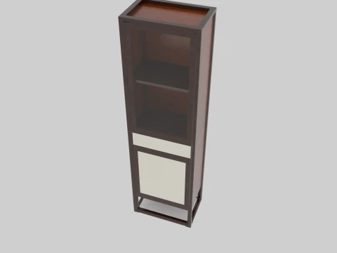 Bookcase Model 3D