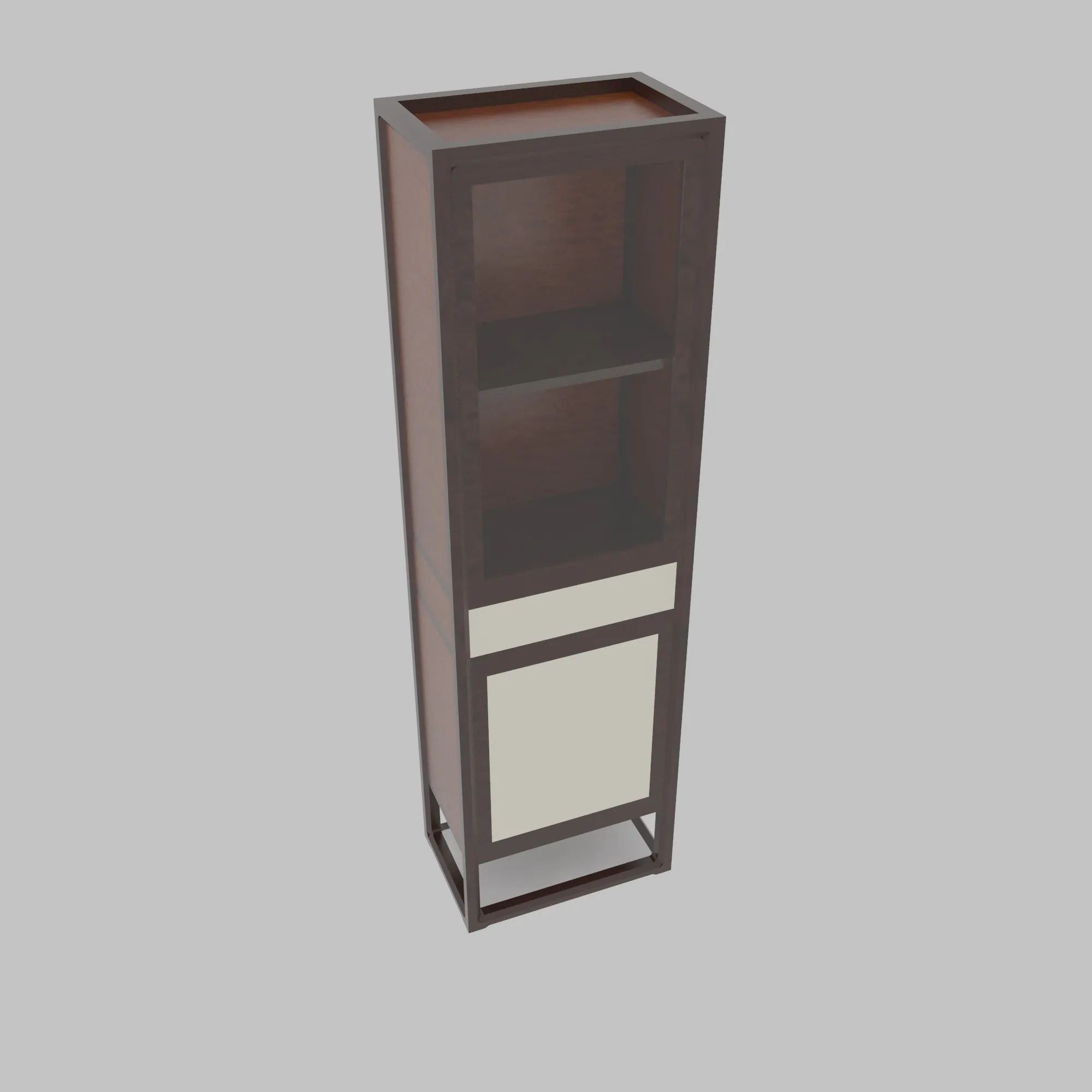 Bookcase 3D Model .c4d .max .obj .3ds .fbx .stl .blend 