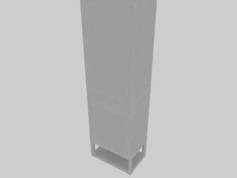 Bookcase 3D Model