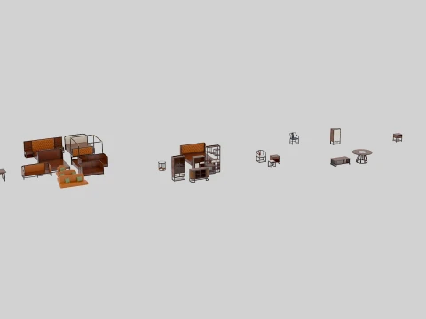 Wardrobe Model 3D