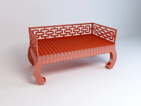 Arhat bed Model 3D