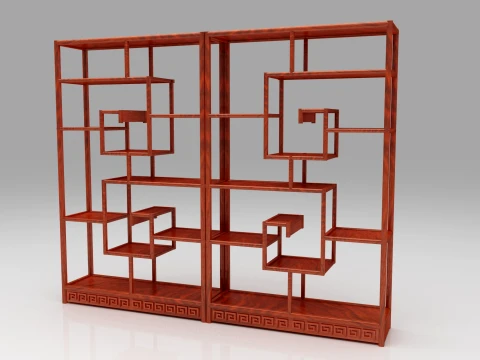 Antique shelf Model 3D