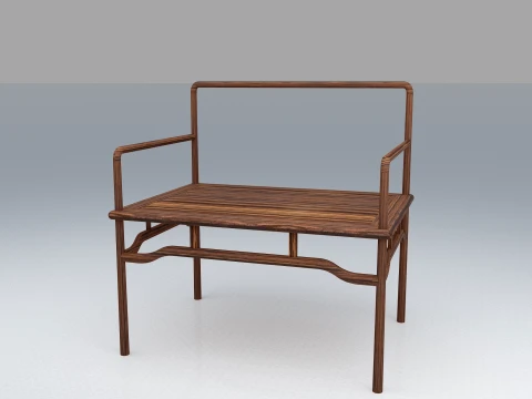 Zen chair Model 3D