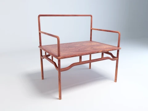 Zen chair Model 3D
