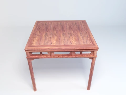 Square table 3D Model