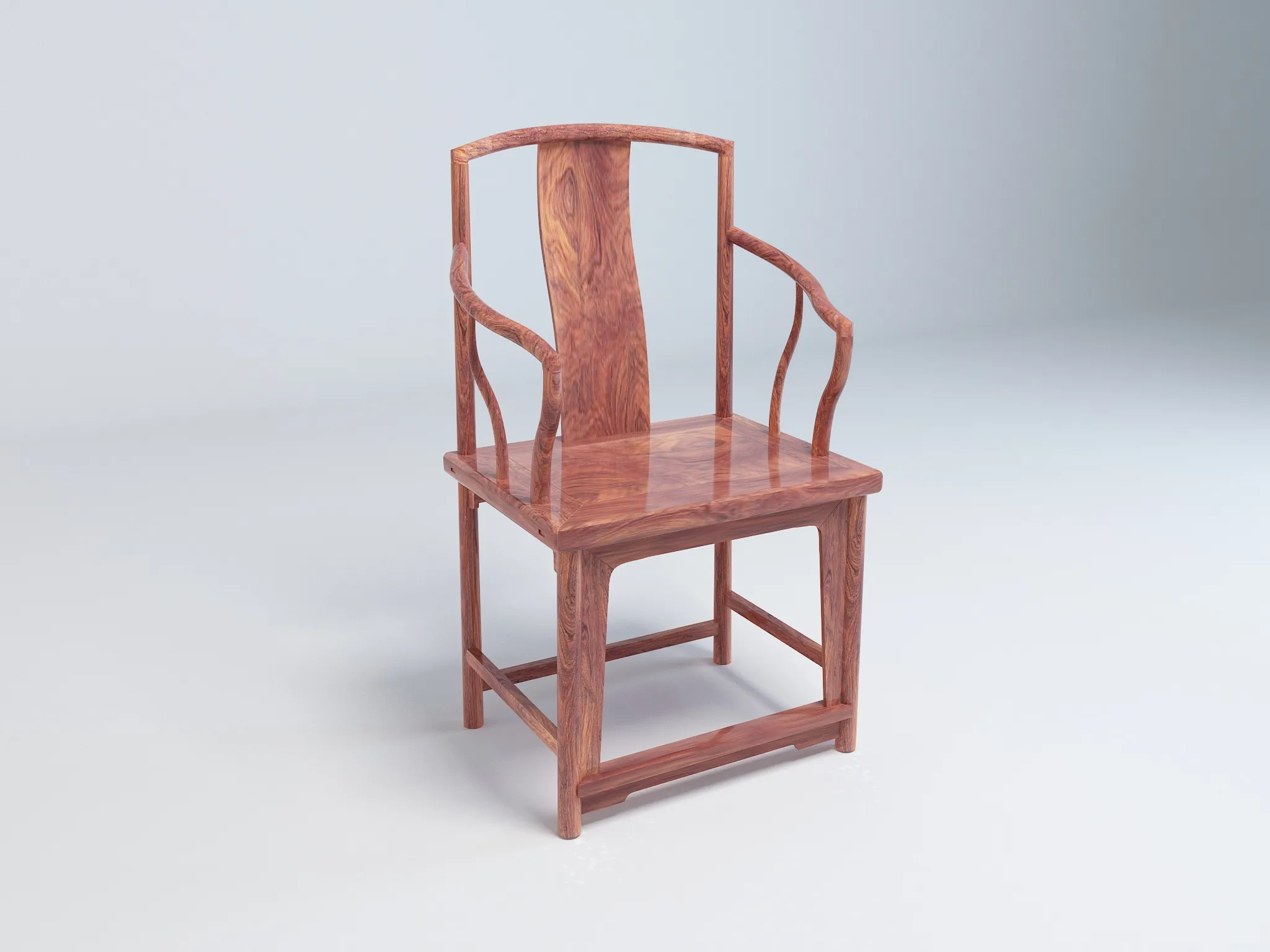 Armchair 3D Model .c4d .max .obj .3ds .fbx .stl .blend 