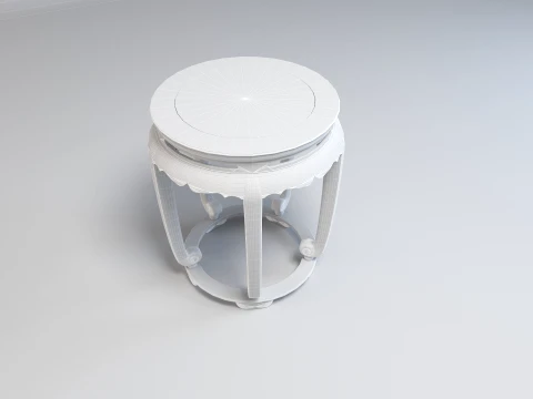 Round stool 3D Модель