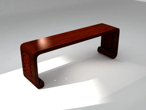 Carved table Model 3D
