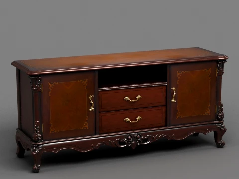 TV stand Model 3D