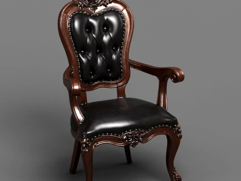 Book Chair 3D Model