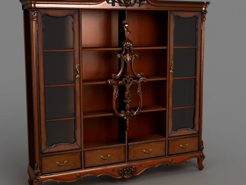 Bookcase 3D Model