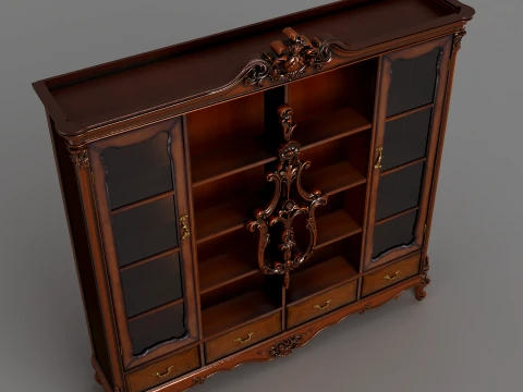 Bookcase 3D Model