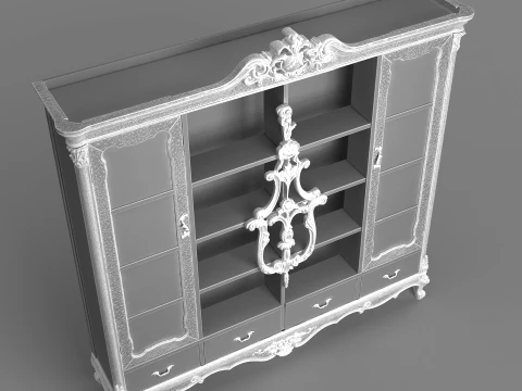Bookcase 3D Model
