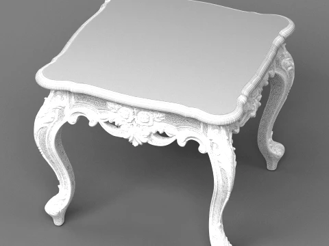 Square table 3D Model