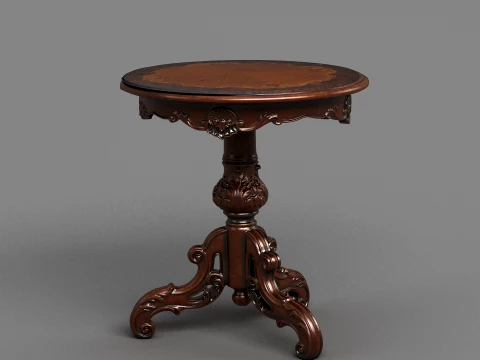 Round table Modelo 3D