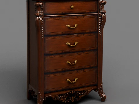 Chest of drawers 3D 모델