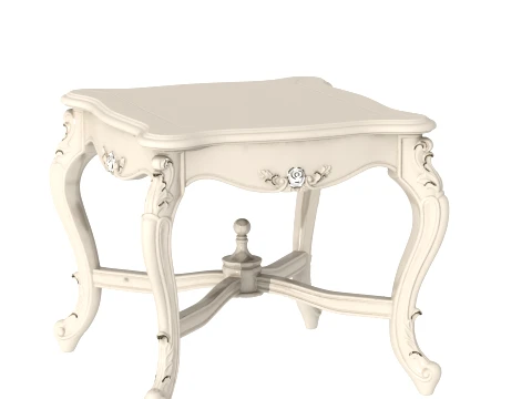 Square table Modelo 3D