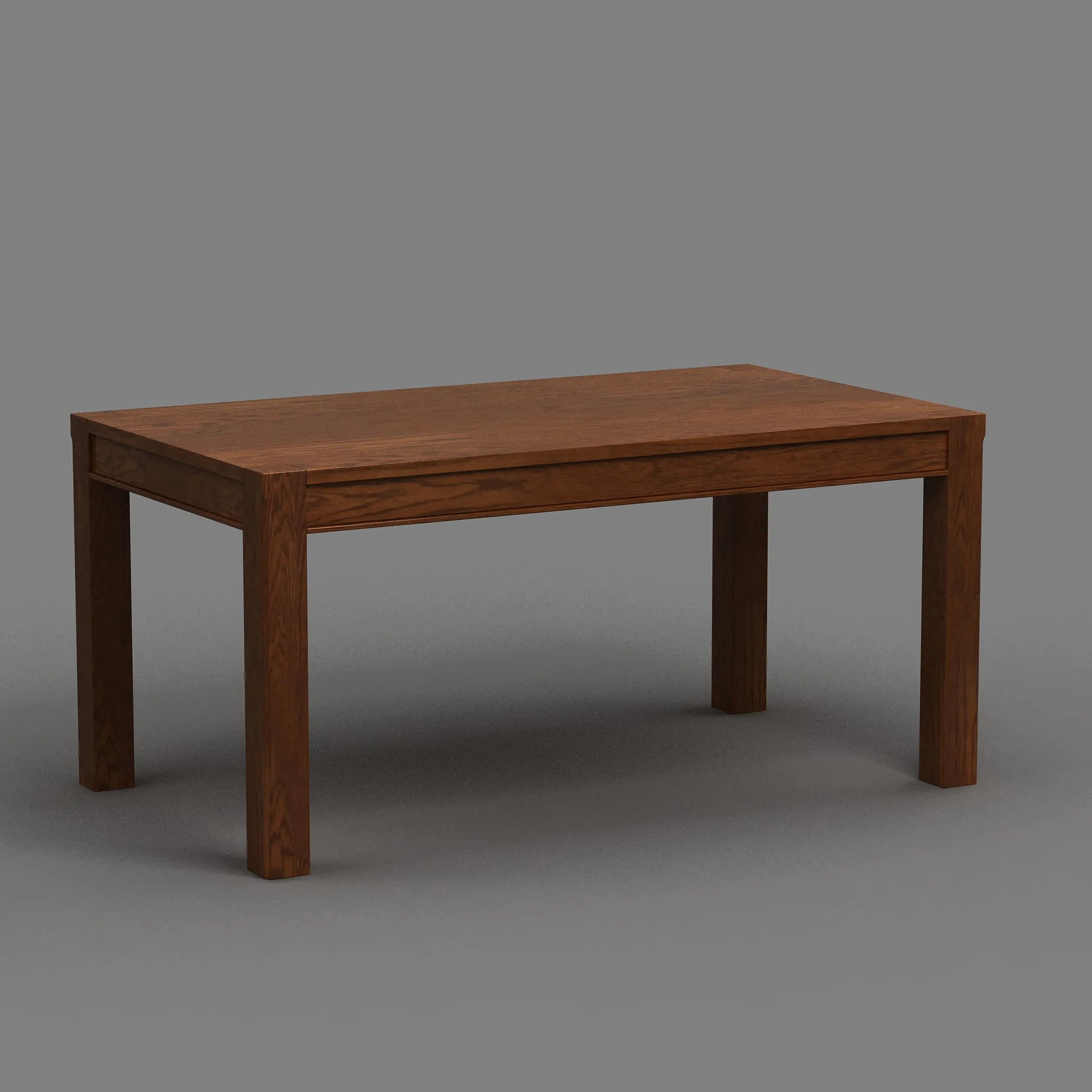 Dining table 3D Model .c4d .max .obj .3ds .fbx .stl .blend 