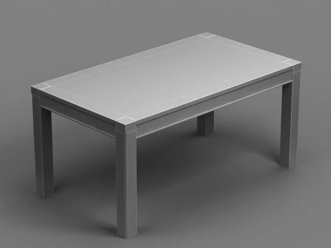Dining table 3D Model
