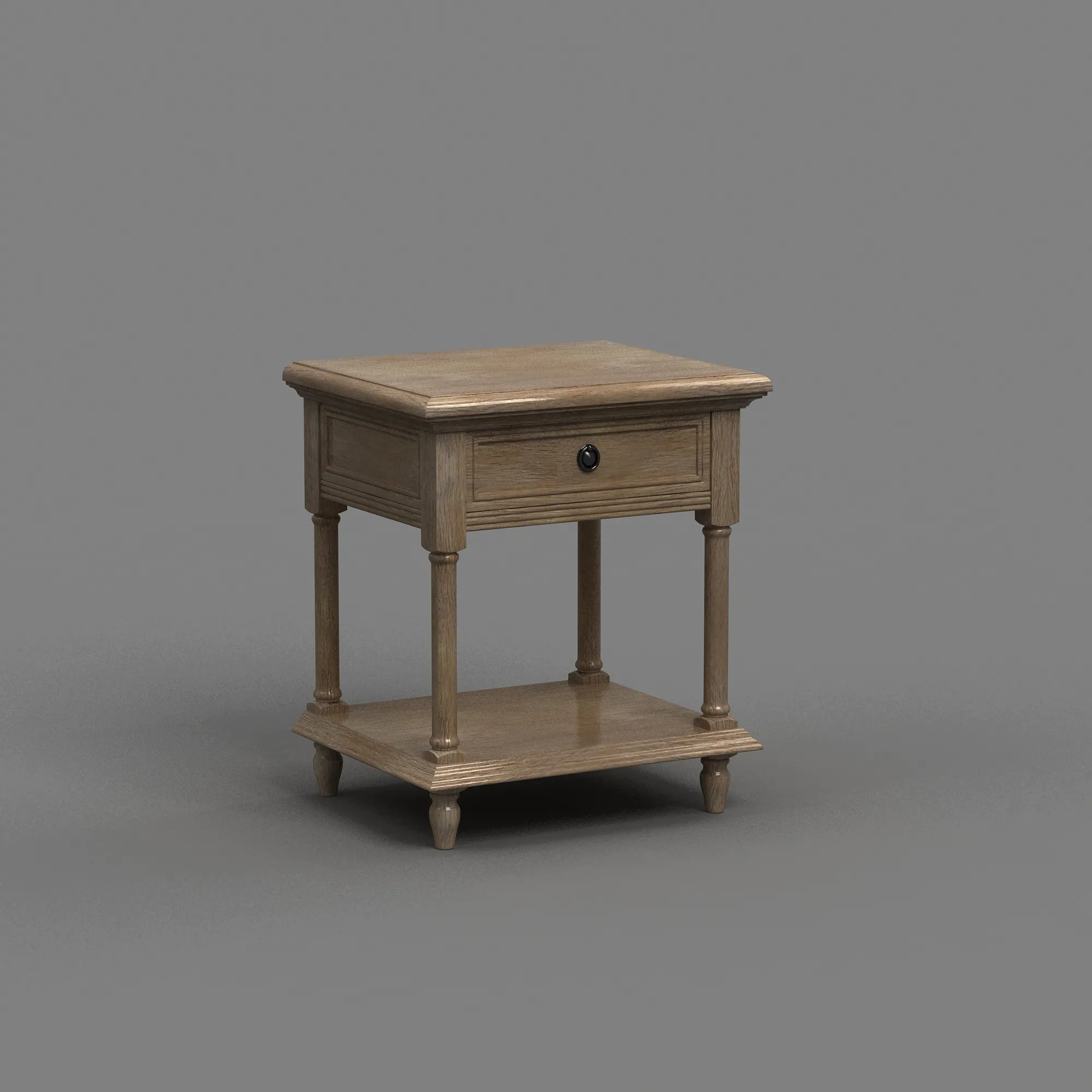 Nightstand 3D Model .c4d .max .obj .3ds .fbx .stl .blend 