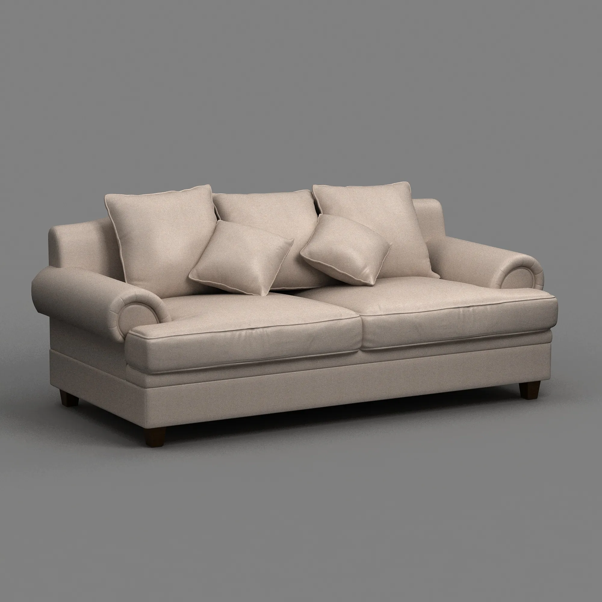 Sofe 3D Model .c4d .max .obj .3ds .fbx .stl .blend 